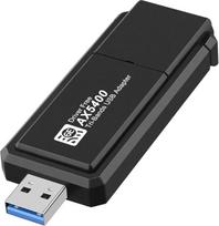"WiFi 6E AX5400 WiFi adapteris USB 3.0 5400Mbps belaidžio tinklo kortelė Triple Bands 6GHz su antena, skirta nešiojamajam kompiuteriui