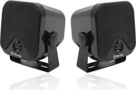 100 W 10,2 cm mini jūrinis garsiakalbis Vandeniui atspari stereofoninio garso garsiakalbių sistema, skirta ATV UTV motociklo garsiakalbiui, traktoriaus ir valties dėžės garsiakalbis, juoda