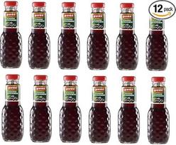12 butelių po 200 ml Granini juodųjų serbentų vaisių sulčių gėrimo daugkartinio naudojimo stikliniuose buteliuose Cassis Gerti malonumą iš Onlineshop Bormann + Space Biscuit Free 45 g