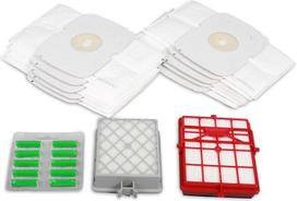 15 Premium Staubsaugerbeutel +1 Hepa filtras +1 Hepa anglies filtras, skirtas Lux Intelligence, Lux S115 - Speciali higieninė valymo įranga - Garantuotas aukštas saugumo lygis - Aukščiausia kokybė