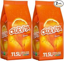 2 x "Cedevita Orange Narandza" momentinis vitaminų gėrimų mišinys 455 g, iš kurio galima pagaminti 12,0 l sulčių be alkoholio