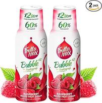 2 x 500 ml FruttaMax aviečių gėrimų sirupas Vaisių sirupo koncentratas Mažiau cukraus, 60 % vaisių, tinka sodos aparatui