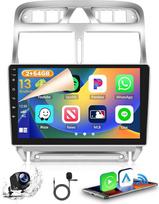 2GB + 64GB Android 13 Car Radio for Peugeot 307 2002-2013 Radio Wireless Apple CarPlay Android Car Bluetooth 9 Inch Screen Car Radio with Navigation Reversing Camera