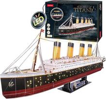 3D dėlionė - "Titaniko" modelis | 3D dėlionė vaikams ir 3D dėlionė suaugusiems | "Titaniko" žaislas | Dėlionė suaugusiems | Modelių rinkinys suaugusiems | 266 dalys