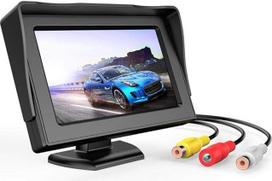 3T6B 4.3 Inch LCD Screen Reversing Camera, Waterproof Reversing Camera with Monitor for Car SUV Truck