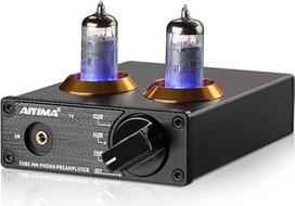 AIYIMA T3 Tubes HiFi MM Phono Preamp for Turntable Preamp with Gain Stereo Audio for Phono Audiophiles