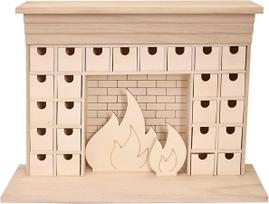 Artemio Advent Calendar Fireplace 46.5 x 33 cm