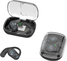 Atviros ausinės "Bluetooth" belaidžio sporto ausinės su ausies kabliu "Air Line Bone Sound" ausinės Belaidės ausinės ausinės Belaidės kaulų laidumo ausinės bėgiojimui dviračiu Sporto salė Sporto salė