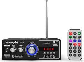 Audibax Kansas Amplificador HiFi Con Bluetooth / MP3 / FM Entrada SD y USB 2 x 40 W