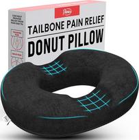 Aukščiausios kokybės skausmo mažinimo pagalvė "Donut Pillow" - "Super Comfort" apvali žiedinė užpakalio pagalvė - padeda po gimdymo prostatos po operacijos nugaros skausmas