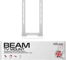 Beam TV Mount Compatible with Sonos Beam Mounting Bracket Generation 1 & 2 for TVs, White, Full Hardware Kit Included, Beam Soundbar