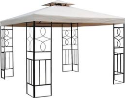 BEIGE Hot-Stock ROMANTIKA Vandeniui atspari pavėsinė Marquee Metal Including Roof Party Tent