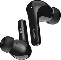 Belkin SOUNDFORM Flow True Wireless Noise Cancelling Headphones, Wireless Bluetooth Headphones, Sweatproof and Splash Proof IPX5 31 Hours Operation for iPhone, Galaxy, Pixel - Black