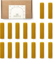 BESOULS 16 Bee Honey Candles | Magic Happiness Ritual 11/22 + QR with Digital Content | 100% Natural Wax | Handmade | Paraffin Free | 10 x 2 cm (16)