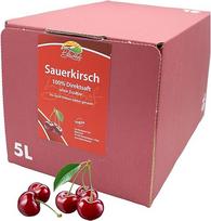 BLEICHHOF® rūgščiųjų vyšnių sultys, tiesioginės sultys, veganiškos, maišelis dėžutėje (1 x 5 l)