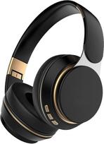 Bluetooth Headphones, Wireless Over-Ear Bluetooth Headphones, Noise Cancelling Stereo Deep Bass, Foldable, Retractable, Wireless Over-Ear Headset for Hours of Playtime During Sports and with