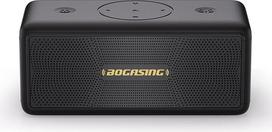 BOGASING "Bluetooth" garsiakalbis M5 Music Box Portable, 40 W erdvinis stereofoninis garsas ir galingi bosai, 30 val. baterija, IPX7 vandeniui atsparus, ekvalaizeris, belaidis, "Bluetooth" dėžutė, USB atmintinė, skirta naudoti lauke
