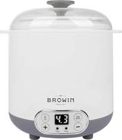 Browin 801013 Daugiafunkcis sūrio ir jogurto aparatas su 1,5 l termostatu, baltas, pilkas, vidutinis