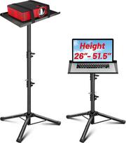 CAHAYA CY0331 Projector Tripod Stand Laptop Stand Portable Projector Laptop Stand Multifunctional DJ Rack Stand with Adjustable Height for Outdoor Movies, Computer, Book, DJ Equipment