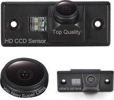 Car Reversing Camera Improved Parking Aid with 8IR Night Vision 170° Wide Angle Waterproof HD for Touareg/Tiguan Santana/Polo/Skoda Scirocco Fabia/VW Golf 4/5/6 Variant/Cayenne
