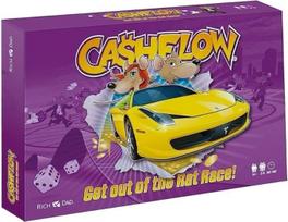 Cashflow Rich Father R. Kiyosaki strateginis lenktynių žaidimas su kauliukais 2-6 žaidėjams