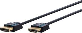 Clicktronic Super Slim High Speed 2.0 Kabel mit Ethernet - Ultra schlankes und dünnes HDMI Kabel flexibel - ARC HDMI Kabel - 4K / Full HD 60Hz, 3m