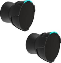 Compatible with Amazon Echo Pop Holder, Echo Pop Stand Holder, Echo Pop Wall Mount with Integrated Cable Management, No Screws Required, Speaker Accessory Rack (Echo Pop, Black, 04), 2 Pieces