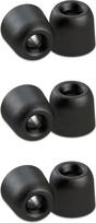 Comply Foam Headphone Tips for Sennheiser Momentum, Large, 3 Pairs, Black (30111) Large black