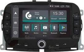 Costum Fit Car Radio for Fiat 500 2018 Android GPS Bluetooth WiFi Dab USB Full HD Touchscreen Display 7 Inch Easyconnect