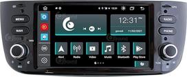 Costum Fit Car Radio for Punto Evo Android GPS Bluetooth WiFi Dab USB Full HD Touchscreen Display 6.2 Inch Easyconnect 8-Core Processor Voice Commands