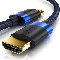 CSL - 8k / 4k HDMI kabelis 2.1/2.0-5 m - 8K @ 60Hz / 120Hz - 4K @ 240Hz - 48Gbit/s - 3D - itin didelės spartos su eternetu - TV Blu-ray PS5 Xbox X serijos jungiklis - juodas - 5 metrai