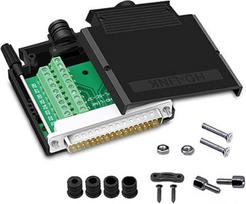 DB37 Male Solderless RS232 D-SUB Serial to 37 Pin Terminal Adapter Breakout Board