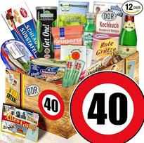 DDR dovanos L / Gimtadienis 40 / Dovanų dėžutė Moteris / Specialybės krepšelis