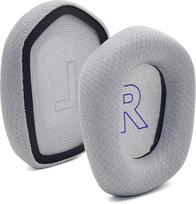 Defean Fabric Memory Foam Ear Pads Compatible with Logitech G733 G 733 Lightspeed Wireless Gaming Headset (Grey)