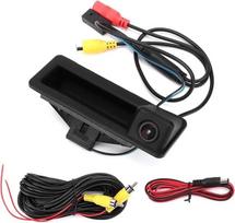 Dingln Rear View Camera DC12V IP66 Mini Car Boot Handle Rear View 170 Degree Rear View Camera Fit for 3 Series E90 E91 E92 E93