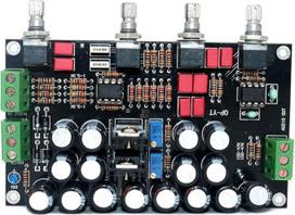 DollaTek HiFi Amplifier Audio OPA2604 + AD827 OPAMP 5532 LM337 LM317 Preamp Preamp Volume Control