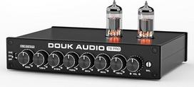 Douk Audio HiFi Vacuum Tubes Equalizer 7-Band EQ Preamplifier XLR Preamplifier Home (T8 PRO)