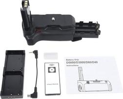 DSTE® Infrarot Fernbedienung Batterie Griff für Nikon D40 D40X D60 D3000 D5000 DSLR Digital Kamera als MB-D5000