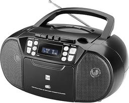 Dual, 75961, DAB-P AA8210 Kasetinis radijo imtuvas CD - DAB(+)/FM radijas - Boombox - CD grotuvas - Stereofoninis garsiakalbis - USB prievadas - Aux įvestis - Maitinamas iš elektros tinklo / akumuliatoriaus - Nešiojamas juodas
