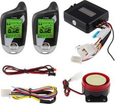 EASYGUARD EM211 2 kelių motociklo signalizacijos nuotolinio paleidimo sistemos nuotolinio paleidimo šoko jutiklis pakreipimo judesio jutiklis DC12V LCD ekranas