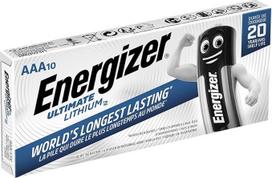 Energizer Ultimate Battery Lithium LR03 1.5V AAA Pack of 10 Single