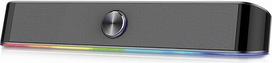 Ewent EW3525 Sound Bar for Gaming - RGB Lighting - Wired Speaker - with USB Port and Bluetooth Connection, Stereo Speaker