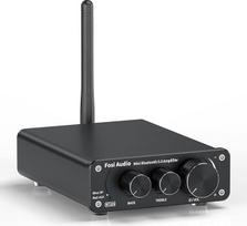 Fosi Audio BT10A Bluetooth 5.0 stereofoninis garso stiprintuvas Empfänger 2 Kanal Klasse D Mini Hi-Fi Integrierter Verstärkter Geeignet für Lautsprecher zu Hause 50W x2 TPA3116