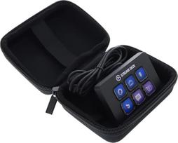 foto-kontor Case Compatible with Elgato Stream Deck Mini Protective Carry Case - Safe Protection for Travelling - Black, black