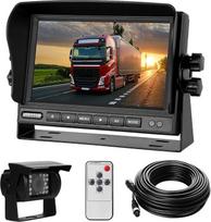 Galinio vaizdo kameros rinkinys su 7 colių LCD monitoriumi ir 170° plataus kampo atbulinės eigos kamera, 18 IR naktinio matymo funkcija