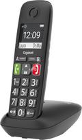Gigaset E290 belaidis telefonas su 1 ragelį su stiprintuvo funkcija, skirta itin garsiai girdėti, didelis ekranas, dideli mygtukai, juodas