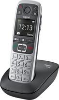 Gigaset E560 - Cordless Seniors DECT Telephone - Emergency Call Button for 4 SOS Numbers, Side Extra Volume Button, Hands-Free Function, Keypad with Extra Large Buttons, Silver [German Version]