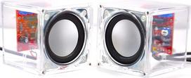Gikfun: Mini Clear DIY Speaker Box with Sound Amplifier 3W x 2 for Arduino EK1918U
