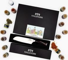 Hallingers Spices Advent Calendar & Premium Santoku Spice Advent Calendar, Bundel 24 Spices & Knives Premium (Set) - Fill Advent Calendar Novelties & Advent Calendar | New Home Hanukkah