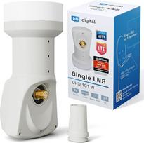 hb-digital Viengubas LNB (testas labai geras) LNC galvutė 1 abonentas Tiesioginis LTE apsaugotas palydovas Skaitmeninis palydovas Full HD TV 3D 4K UHD Kontaktai Auksu dengta apsauga nuo oro sąlygų Balta balta balta